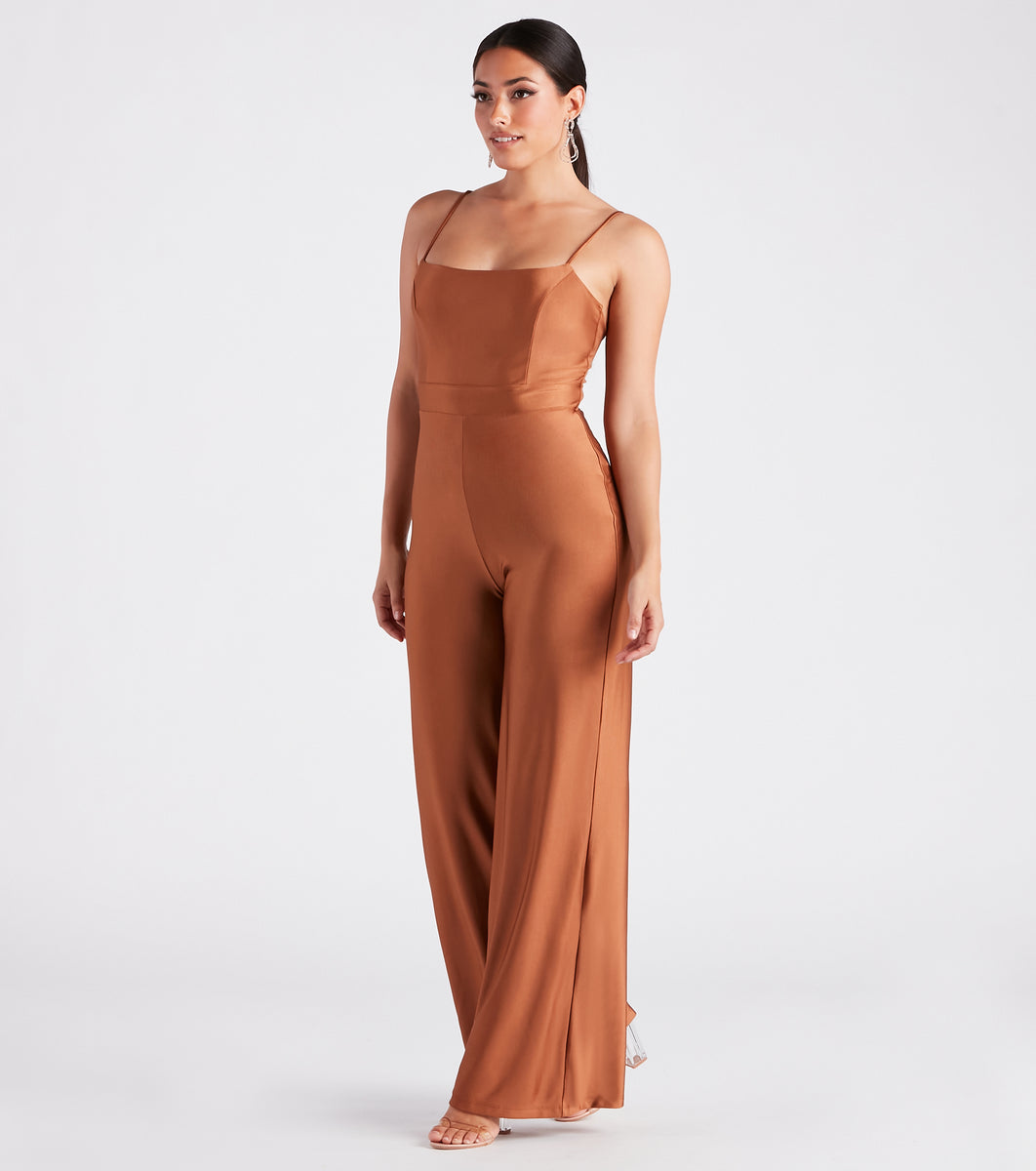 Buy FOREVER 21 Rust Orange Printed Basic Jumpsuit - Jumpsuit for Women  6616029 | Myntra